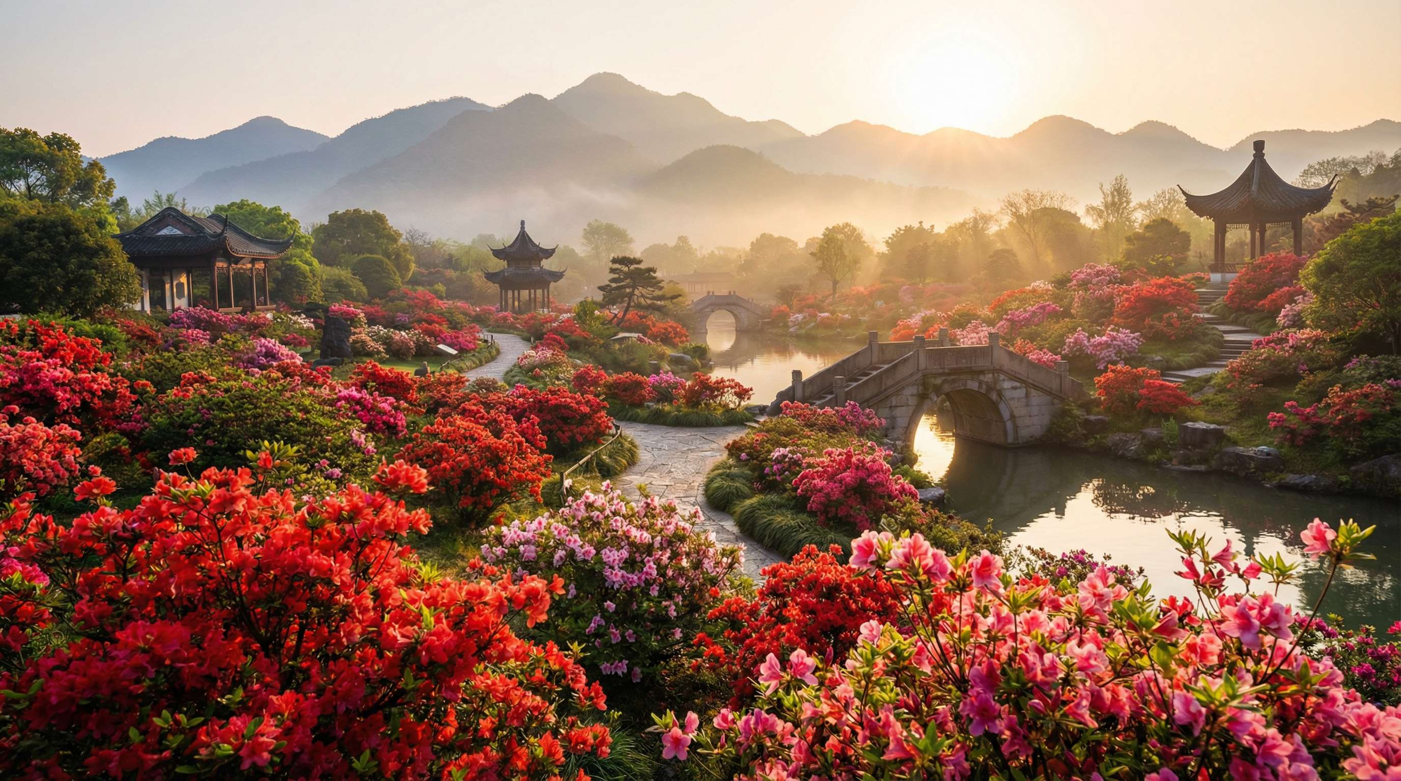 国产自拍杜鹃花海视频